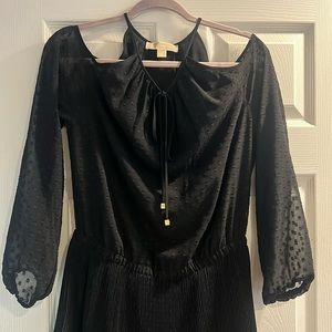 Michael Kors cold shoulder dress Small S New